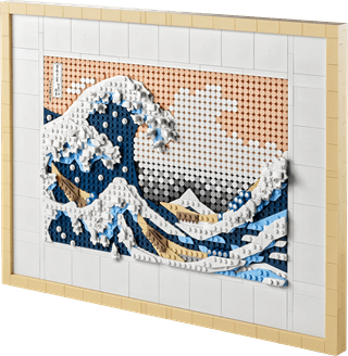 Hokusai Great Wave LEGO