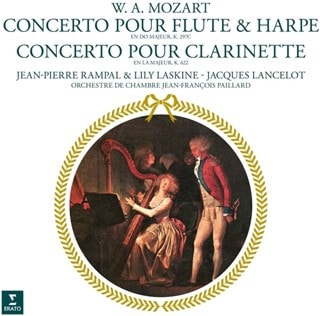 W.A. Mozart: Concerto Pour Flute & Harpe/Concerto Pour Clarinette