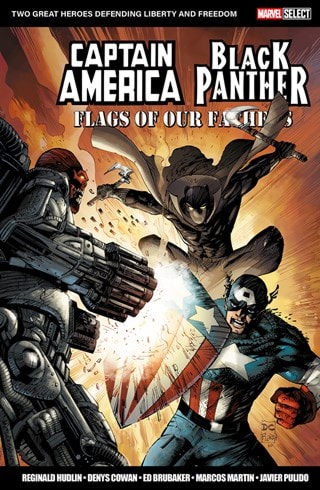Captain America Black Panther Flags Of Our Fathers Marvel Select Graphic Novel