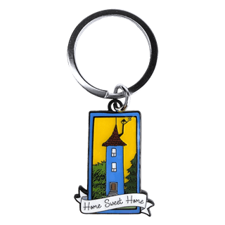 Moominhouse Home Sweet Home Moomins Keyring