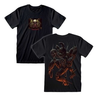 Head Split Trapped In Limbo Five Nights At Freddy's Black Tee