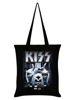 Creatures Of The Night KISS X Horror Cats Tote Bag