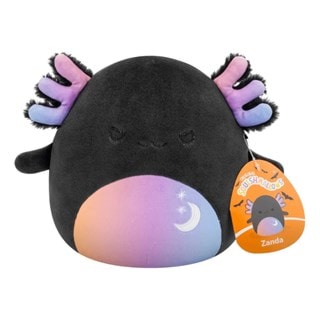 7.5" Zanda Charcoal Grey Celestial Axolotl With Mischievous Eyes Squishmallows Plush