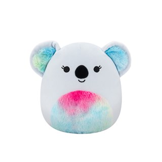 7.5" Maura The Light Blue Koala With Fuzzy Rainbow Belly Squishmallows Plush