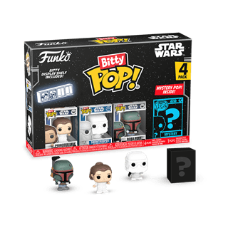 Princess Leia Star Wars Empire Strikes Back Funko Pop Bitty 4 Pack