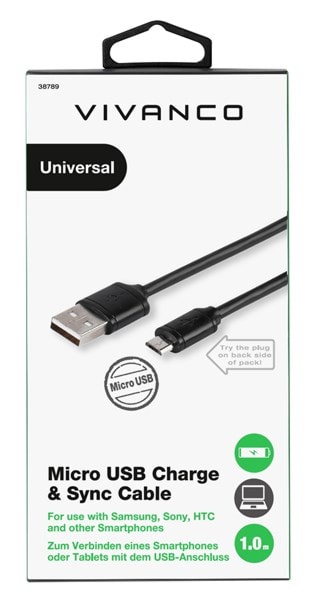 Vivanco Micro USB Charge & Sync Cable