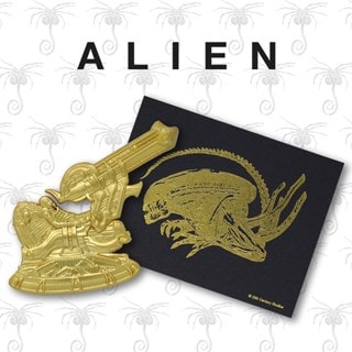 Alien: 24K Gold Plated Pin Badge