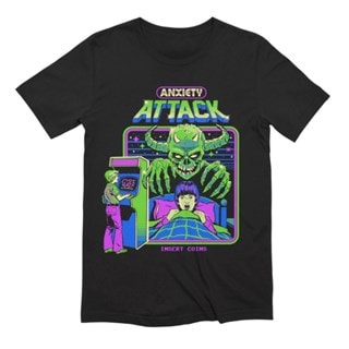 Anxiety Attack: Black Steven Rhodes Tee