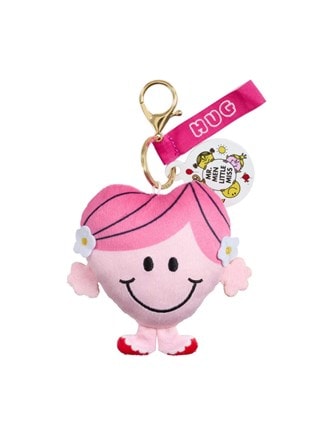 Little Miss Hug Mr Men & Little Miss Plush Keychain