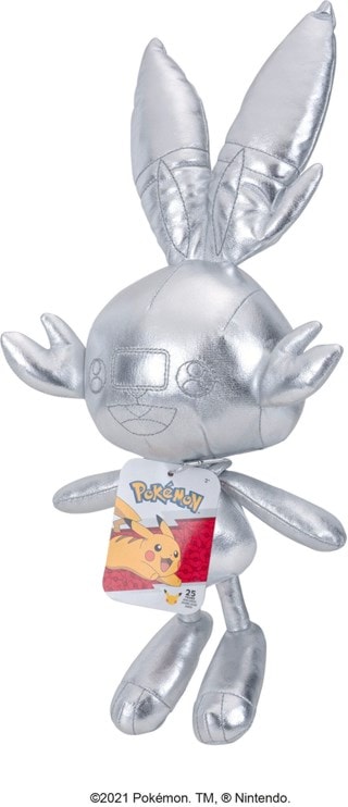 Silver Scorbunny 8'' Pokemon Soft Toy