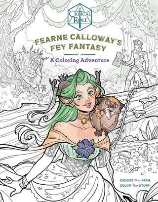 Fearne Calloway's Fey Fantasy: A Colouring Adventure Colouring Book