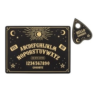 Black And Gold Talking Board Placemat & Coaster