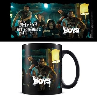 The Boys: Dirty Job Black Mug