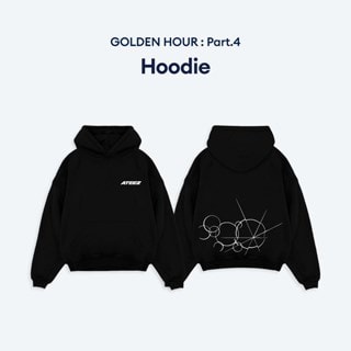 ATEEZ Golden Hour Part 4 Logo Black Hoodie