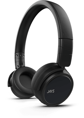 Jays X-Five Black Bluetooth Headphones
