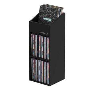 Glorious Record Rack 330 Black Vinyl Storage