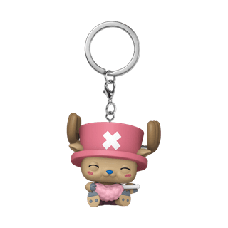 Tony Tony Chopper With Cotton Candy One Piece Funko Pop Vinyl Keychain