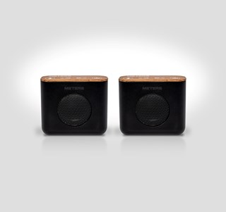 Meters LINX Black Bluetooth Stereo Speaker System
