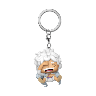 Luffy Gear 5 One Piece Funko Pop Vinyl Keychain