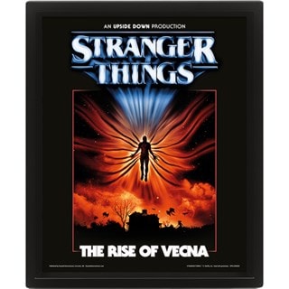 Rise Of Vecna Stranger Things 5 3D Lenticular Framed Print