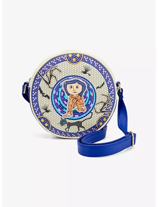 Coraline Tunnel Scene Tile hmv Exclusive Loungefly Crossbody Bag