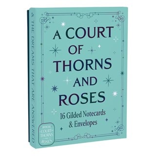 A Court Of Thorns & Roses 16 Gilded Notecards & Envelopes