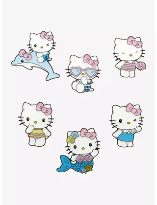 Hello Kitty Nautical hmv Exclusive Loungefly Mystery Box Pins