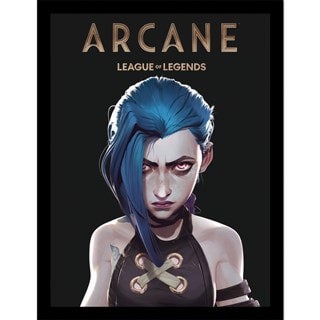 Jinx Arcane League of Legends Framed 30 x 40cm Print