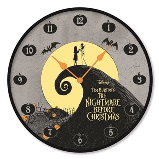 Jack & Sally Nightmare Before Christmas Clock