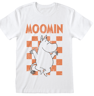 Checkerboard Moomins White Tee