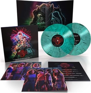 Stranger Things 3: Music from the Netflix Original Series - Translucent Teal Vinyl With Black Marble
