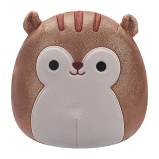 7.5'' Sawyer Brown Glitter Squirrel With White Belly Squishmallows Plush