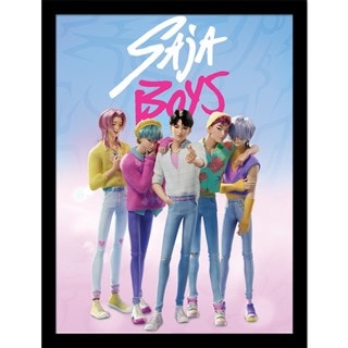 Saja Boys K-Pop Demon Hunters 30cm x 40cm Framed Print