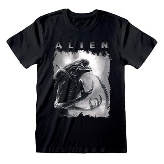 Sketch Alien Black Tee