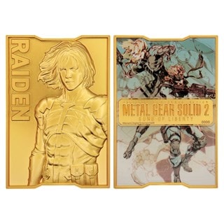 Raiden Metal Gear Solid 2 24K Gold Plated Ingot