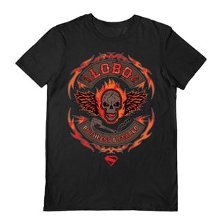 Lobo Ruthless & Feared Supergirl hmv Exclusive Black Tee