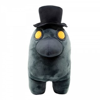 Black + Top Hat Official Plush With Accessory (12''/30cm) Among Us Soft Toy