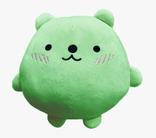 Kenji Yabu Round Bear Green Soft Toy