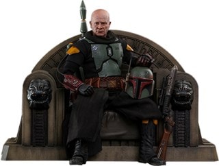 1:6 Boba Fett Repaint Armor And Throne: Mandalorian Hot Toys Figure