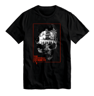 Skull House The Amityville Horror Black Tee
