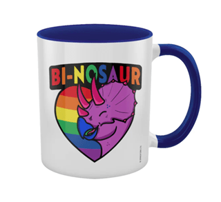 Bi-Nosaur Coloured Inner Mug