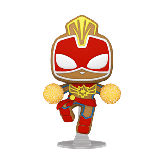 Gingerbread Captain Marvel (936): Holiday: Marvel Pop Vinyl