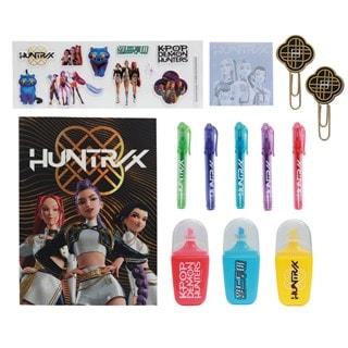 Huntrix Golden K-Pop Demon Hunters Stationery Set