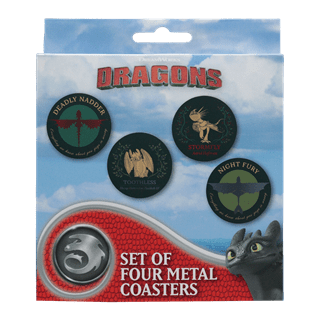 How To Train Your Dragon Set Of 4 Coasters
