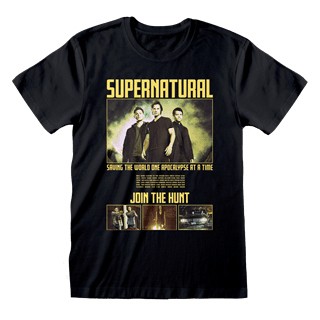 Supernatural Join The Hunt Black Tee