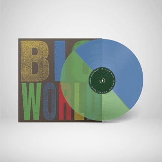 Big World - Transparent Green + Blue Split Vinyl