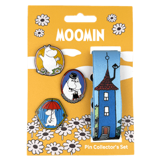 Moominhouse Moomins Lanyard & Pin Badge Set