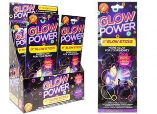 Glow Sticks Coloured With Connectors Foilbag