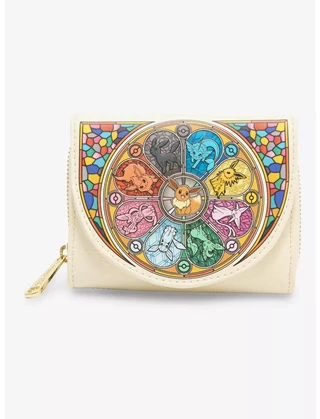 Pokemon Stained Glass hmv Exclusive Loungefly Wallet