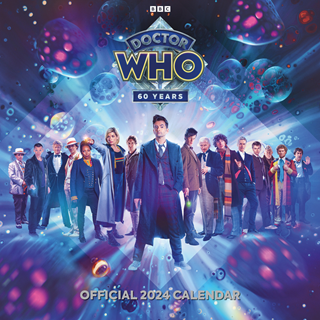 Doctor Who Classic Edition 2024 Square Calendar